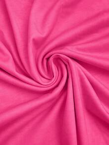 Manfinity LEGND 2pcs/Set Plus Size Men Letter Print Round Neck Short Sleeve Casual T-Shirt And Drawstring Waist Shorts Suit - Multicolor - View 4