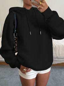 Attitoon Women Cycling Pattern Relaxed Fit Hoodie, Suitable For Graduation, Back To School, Streetwear, Teacher Outfits, Autumn And Winter, Y2K, Vintage, Country, Racing