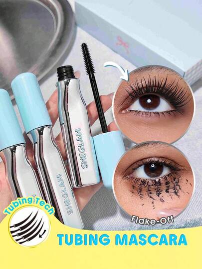 SHEGLAM Lashlighter Infinite ماسكارا أنبوبية علامة تجارية جمال مكياج مستحضرات تجميل للنساء الفتيات مثالي لفصل الخريف الشتاء مثالي ل- Y2K أزياء أنيقة هدية حفلة جاهز أفضل لون
