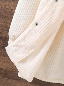 Casual Hooded Cinched Waist Jacket For Teen Girl Suitable For Spring/Autumn Daily Wear