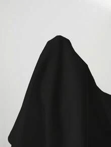 BizChic 2025 Outono/Inverno Nova Top Feminina Preta com Decote em V, Botões e Ombros Plissados, Moda Elegante Moderna para Uso Casual em Escritório, Clássica e Versátil, Adequada para Ocasiões Formais, Festas, Casamentos, Concertos, Brunch, Aeroporto, Dia Nacional, Ano Novo, Natal, Halloween