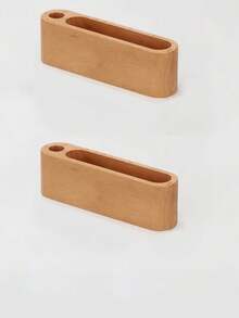 Wooden Desktop Business Card Holder, Creative Large Capacity Display & Storage, Front Desk Office Organizer