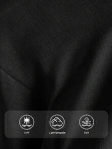 Firerie Áo khoác blazer cổ ve tối giản thường ngày cỡ lớn dành cho nữ, phù hợp để đi làm và đi chơi, trang phục thu đông dành cho nữ - màu đen - Xem 8