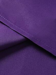 Manfinity Mode 加大码男士纯色长袖纽扣衬衫，休闲商务款，秋季款