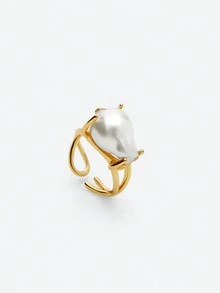 Opalesca Y2K/Mom/Women/Girl/Fall/Autumn/Winter/Festival/Holiday/Vacation/Old Money/Halloween Ring,Holiday,Vacation,Party,ElEGANT,PREMIUM,PEARL,For Mom/Women/Girl/Mother,Fall/Autumn/Winter,Outfits,Old Money,Premium,Pearl,Elegant,Fairycore/Fairy