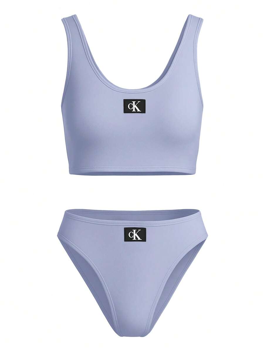 Calvin Klein Girls' Swimsuit Set Persian Violet - Purple - View 1