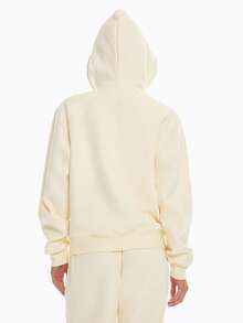 GLOWMODE 日常羊毛常规拉链长袖连帽衫运动衫夹克带口袋日常休闲秋冬 - 黃色 - 查看 8