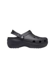 Crocs Classic Women's Platform Clogs Black CR206750 - Black - View 1