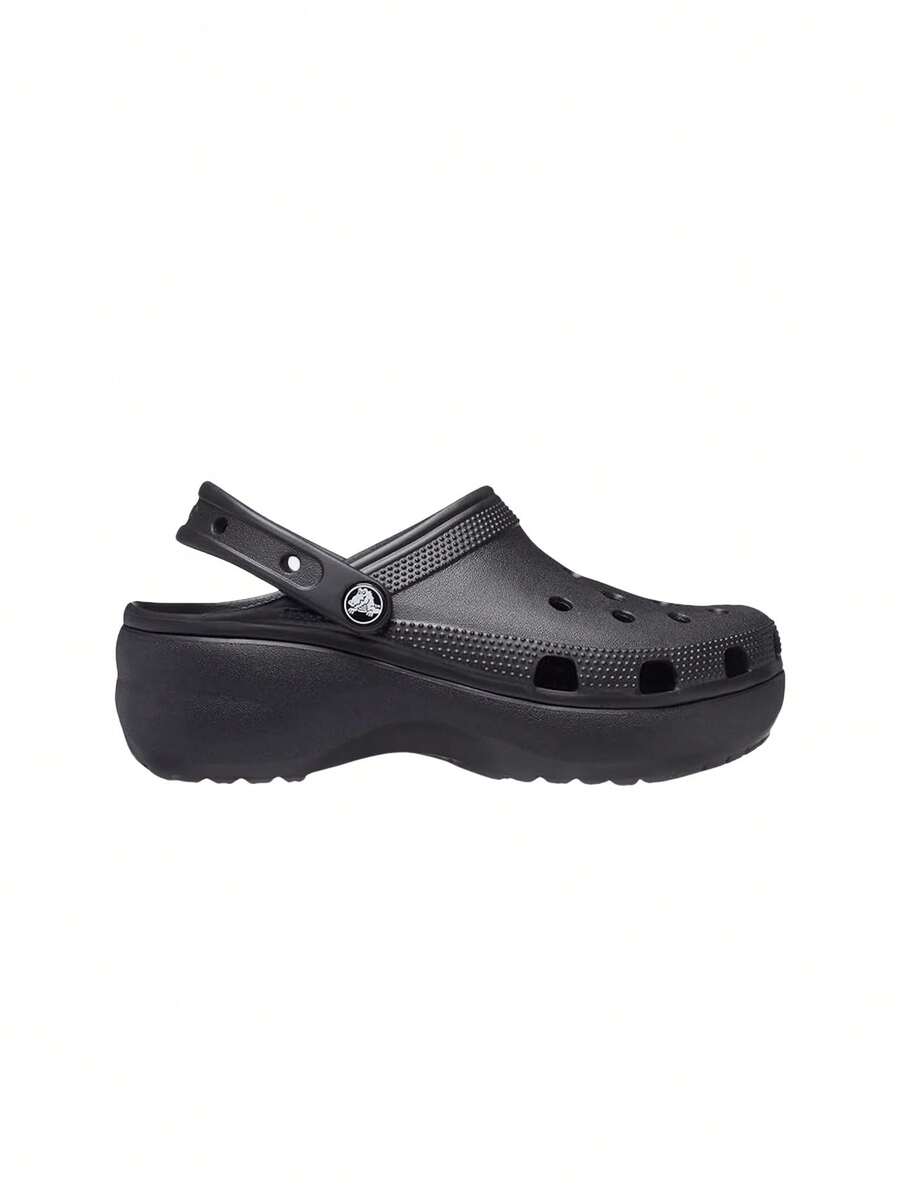 Crocs Classic Women's Platform Clogs Black CR206750 - Black - View 1