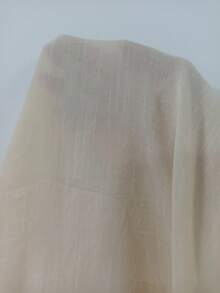 Swim Vcay Summer Beach Solid Button Front Curved Hem Kimono - Apricot - View 8