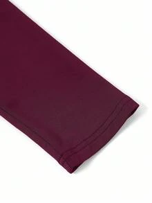 Gownix Eleganter Damen Einfarbiger Plissee Metall Dekor Ärmellos Hängender Gestrickter Langer Rock - Kastanienbraun - Übersicht 8
