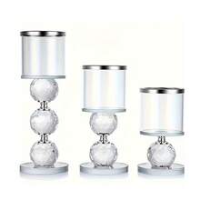 SHEIN Basic living Crystal Candle Holder - Polished Romance Themed Tabletop Decor For Dinners, Anniversaries, Birthdays & Holiday Celebrations - Luxurious American Style Candlelight Centerpieces For Home & Table, Room Decor, Gifts Graduation - Multicolor - View 17