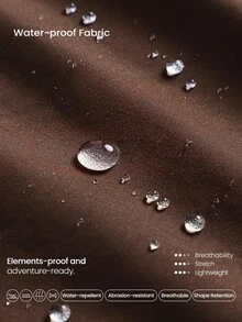 GLOWMODE 捆绑柔软温暖寒冷轻质防水宽弹性腰带拉链口袋可调节抽绳下摆兜帽防羽绒连帽羽绒背心秋冬户外日常休闲 - 肉桂靈感 - 查看 8