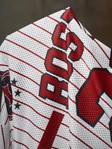 AXEPEAK Camiseta de manga larga con gráfico de letras casual para hombre, otoño - Multicolor - Ver 8