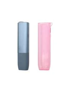 SHEIN 1 PIEZA Funda protectora de TPU de colores transparentes de moda para IQOS ILUMA I ONE, 1 PIEZA Funda protectora para IQOS ILUMA I ONE + 1 PIEZA Estuche para cigarrillos, accesorios decorativos adecuados para IQOS ILUMA I ONE con resistencia al desgaste, anti caída, tacto completo de la mano y que no se desliza fácilmente, funda protectora de accesorios para cigarrillos electrónicos - Multicolor-Para ILUMA ONE - Ver 11