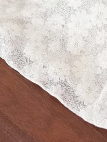 2pcs/Set Girls' White Solid Color Interesting Fashion Long Sleeve Top And Long Pants Underwear Set Fall Winter