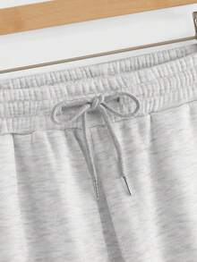 Manfinity NXTstreet 男士休闲字母印花卫衣裤套装（2件套）男士慢跑服套装 男士休闲套装 两件套运动服 街头风两件套运动服 秋冬款