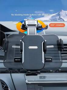1 Stück Neuer Autobelüftungs-Handyhalter, verstellbare Navigationshalterung mit Saugnapf-Autoverriegelung kompatibel mit iPhone, Android-Handy, Geschenk zum Geburtstag, für Familie, Freunde für Sommerbelüftungs-Handyhalter, Autozubehör, Autohandyhalter