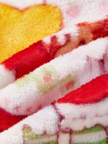 Strawberry Shortcake X SHEIN 1 Pc Cartoon Figure Graphic Pet Fleece Tank Top, Cat, Dog Tanks, Size XXS-XXXXL, Extra Small, Extra Large, Dog, Strawberry, Pastoral,Christmas,Christmas Decorations,Gift Ideas - Multicolor - View 5