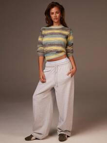 Athîral 女士休闲长袖针织毛衣，秋冬 - 彩色 - 查看 3