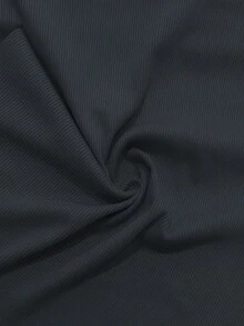 Breezaya Camiseta de tirantes informal de unicolor con cuello redondo y acanalada para mujeres en verano - Gris Oscuro - Ver 3