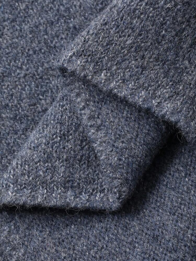 Women's Solid Color Minimalist Casual Zip-Up Long Sleeve Sweater And Pants 2-Piece Set