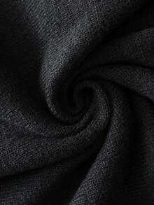 EMERY ROSE Floral Pattern Raglan Sleeve Sweater Fall Winter Cloth For Women - Black - View 7