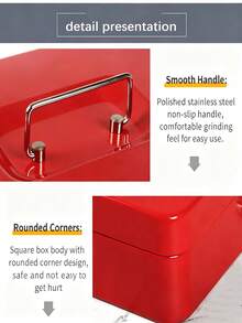 SHEIN Portable Key Safe Box Key Locker Safe Home Shop Steel Safe Money Box Security Cash Box Storage Hidden Coin Money Jewellery