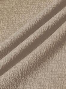 Modelyn Plus Size Casual Versatile Solid Color Umbrella Hem Skirt - Khaki - View 5