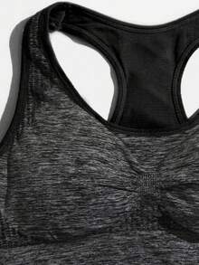 SHEIN Sports 女士日常健身运动文胸，带修身设计 - 彩色 - 查看 6
