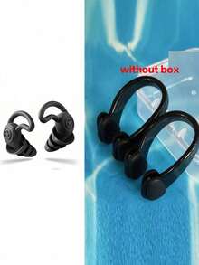 2 piezas Pinza nasal de silicona para natación, tapón de oído, impermeable y antideslizante, adecuado para entrenamiento de natación - Multicolor - Ver 19