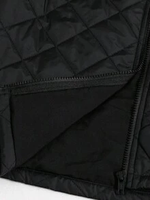 SHEIN 青少年男孩绗缝拼布毛巾绣背心搭配圣诞节运动衫 秋季衬衫 万圣节开衫 万圣节儿童服装 长袖衬衫 秋季套装 格子夹克 黑色开衫 万圣节衬衫 红色开衫 万圣节毛衣 棕色开衫 黑色衬衫 绿色衬衫 红色衬衫 秋季衬衫 男童毛衣 白色衬衫 - 黑色 - 查看 6