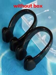 2 piezas Pinza nasal de silicona para natación, tapón de oído, impermeable y antideslizante, adecuado para entrenamiento de natación - Multicolor - Ver 25