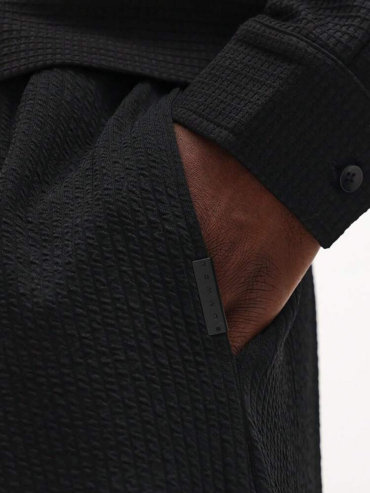 Loose Fit Fleece Sweatpants With Elastic Cuffs