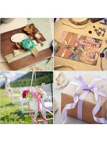 25 码双金边缎带 0.6/1/1.5/2.5/4 厘米，多色丝带，适用于礼品包装、工艺品、发饰、婚礼派对装饰