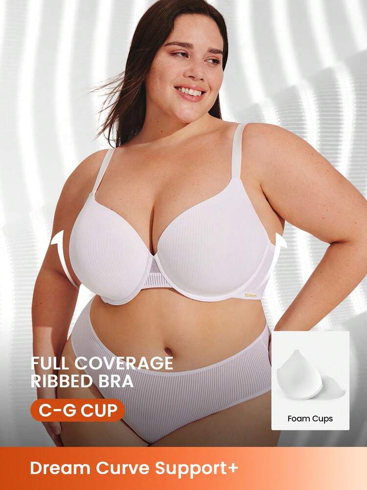 Plus Full Coverage Support Bra