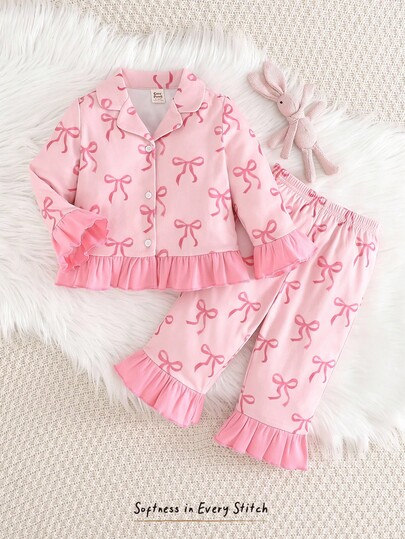 Cozy Pixies 2 Stücke Baby Mädchen Ballett Tänzerin Set mit Kontrast-Farbigem Rüschen Kragen Langarm Strickjacke und Hose