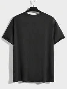 Manfinity RelaxMax T-shirt de Noël raglan noir grande taille (Matériau)