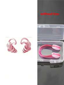 2 piezas Pinza nasal de silicona para natación, tapón de oído, impermeable y antideslizante, adecuado para entrenamiento de natación - Multicolor - Ver 22