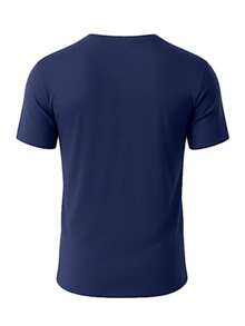 Nike Club Men's T-Shirt Navy - Blue - View 2