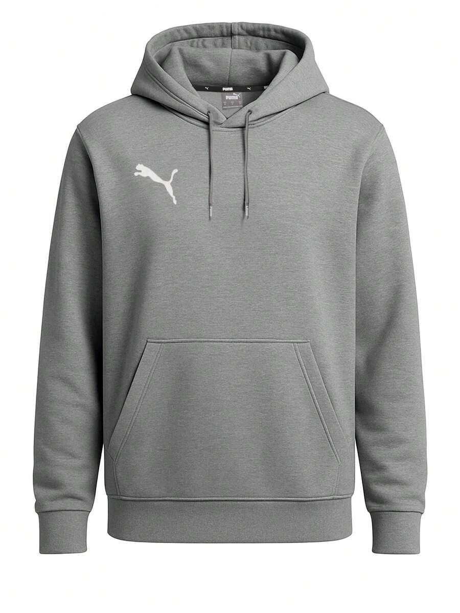 Puma TeamGOAL Men's Hoody Grey - Grey - View 1
