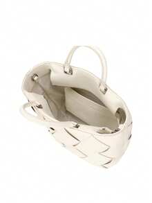 Calvin Klein Women's Spacious Premium Portable Casual Outdoor School Beige K60K613176-67U - White - View 4
