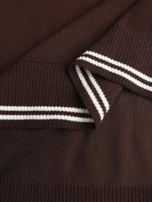 Manfinity CityGents Men's Solid Color Crew Neck Long Sleeve Casual Pullover Sweater, Autumn/Winter