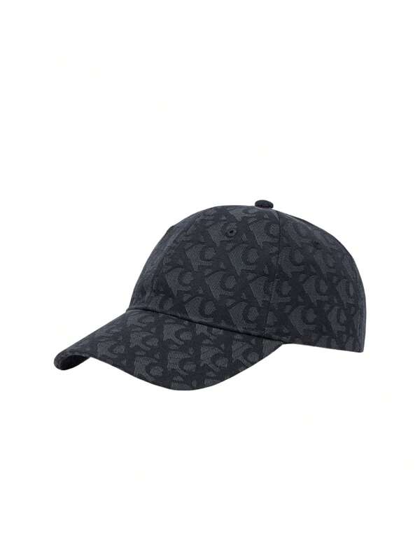 Calvin Klein Logo Jacquard Women Baseball Cap Black