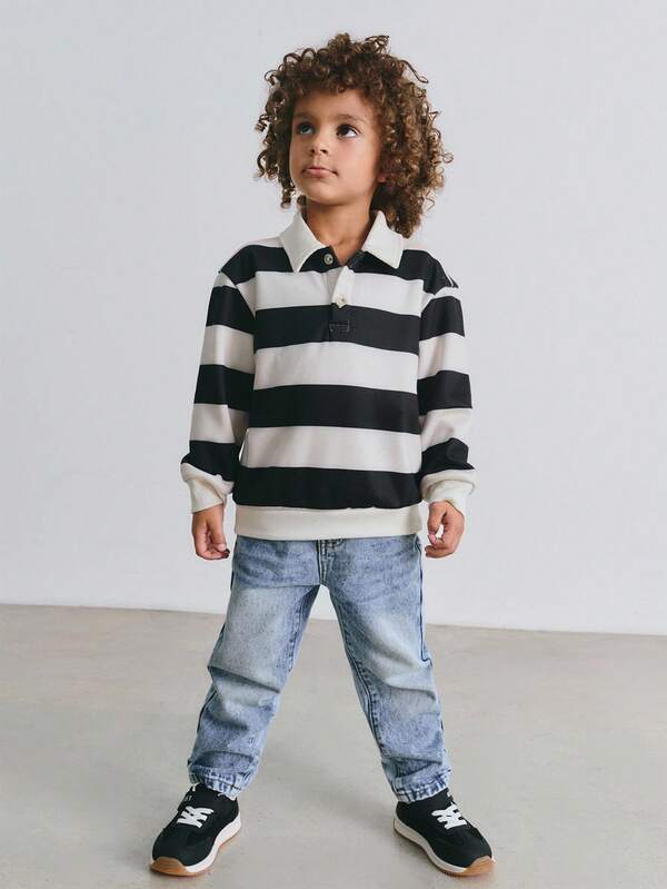 Maija Kids Maija Kids Young Boy Light Blue Casual Jeans With Pockets