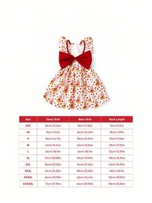Strawberry Shortcake X SHEIN 1 Áo đầm tank top hình hoạt hình cho thú cưng, quần áo cho mèo/chó, cỡ XXS-XXXXL, cỡ cực nhỏ, cỡ cực lớn, họa tiết dâu tây, bèo nhún, nơ, đồ trang trí Giáng sinh, ý tưởng quà tặng - Nhiều màu - Xem 4