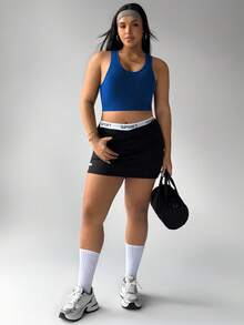 SHEIN Sports 3pcs Women Plus Size Seamless Sports Bra Set - Multicolor - View 4