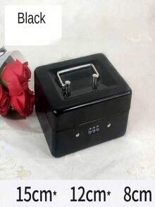 SHEIN Portable Key Safe Box Key Locker Safe Home Shop Steel Safe Money Box Security Cash Box Storage Hidden Coin Money Jewellery
