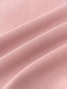 Loomiva Baby Girl Letter Pattern Soft Knit Crew Neck Long Sleeve Pullover Sweatshirt - Pink - View 5