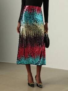 Lyxana Women Skirts - Multicolor - View 1